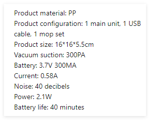 Intelligent  Robot Vacuum Cleaner